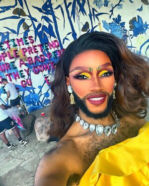 The Vixen Instagram - Got that glow! Warming up to pride and thinking of the 10 years of drag behind me. Beaming over all the wonderful things I’ve been able to do since I came out. Being true to yourself is a superpower, never let it go 🌞 Happy Pride!!