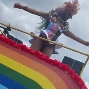 The Vixen Instagram - Living with Pride & Loving the Ride! 🤗Thanks @mcdonalds for a fabulous time at Chicagos Pride Parade 🏳️‍🌈🥳🏳️‍⚧️ #livinmytruth #ad
