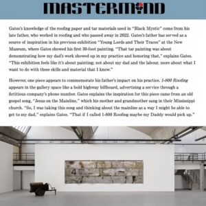 Theaster Gates Instagram - @mastermind.magazine 
@gagosian