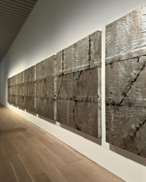 Theaster Gates Instagram - シアスターゲイツ展
アフロ民藝行ってきました！(^.^)

ゲイツは、
閉業した建築を買い取ってリノベーション、
閉業した本屋やレコード屋から商品大量に買い取って、
近所の住民たちに開放して楽しんでもらう(>_<)
なんて面白いことしております！
さらに自宅を開放し、映画上映😂

人が集まることで、交流が生まれ、
みんなが近寄らなかった場所を再生し、
人気スポットにしてしまうんです(^.^)

さらに黒人文化財収集、
日本の陶芸家の世に出ない作品を大量に譲り受け、
使わなくなった酒瓶も大量に譲り受け、
それらを大量に展示。大迫力であります(>_<)！

お土産にゲイツがブレンドしたお茶🍵🫖とお香を買いました！(^.^)
それでは急いで息子のお迎えに行ってきます🏃‍♂️〜。

#theastergates #シアスターゲイツ #森美術館