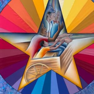 Theaster Gates Instagram - It was a joy to spend very special moments walking through the amazing exhibition of Judy Chicago, at Luma. Judy thank you for your brilliance and generosity.