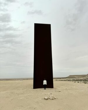Theaster Gates Instagram - Richard Serra |  EAST-WEST/WEST-EAST |  Brouq Nature Reserve |  Qatar |  Grateful