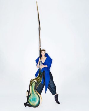 Thekla Reuten Instagram - In showing how its done, relating to the earlier post about Changemakers: @ronaldvanderkemp has been a pioneer and inspiration for me for almost ten years. From Wardrobe 1 in 2014 he rocked his craft and artistry and proved it is possible: new ethics in luxury fashion. What is everyone still waiting for: ethical fashion can be glamorous and exciting. And i believe every brand in every industry can and should rethink their products, impact and ethics. Yes, évery. Just like politics everyday should be about that. Thankyou @rvdk for what you put in motion so passionately and without concessions. As your ‘Mind Vaccine’ states : we all have a responsibility to use our power to make a positive impact.