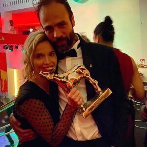 Thekla Reuten Instagram - Golden Calf for Best Leading Role in a Film 2022 I am very thankful for this award, for the film and for life leading up to it! I wholeheartedly thank everyone and everything along the way that helped me grow🙏🏻________________________________________#narcosis #dutchoscarentry2023 #thankyou @nederlandsfilmfestival @dutchacademyforfilm @_martijn_dejong_ @awoooooh #trent #oakmotionpictures and everyone involved! Warm congrats to dearest @mvbroekhuizen @manonblom.costumedesign for their awards too🐮🐮🐮and thanks everyone for the heartfelt responses. 1st 📷@maartjewortel 🙏🏻Last picture with my dear director @_martijn_dejong_