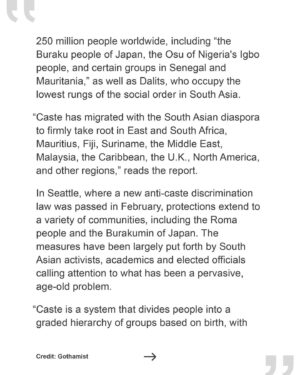 Thenmozhi Soundararajan Instagram - As we celebrate the historic wins gained through tireless organizing by @RutgersAAUP, we are also thrilled that the accord with faculty includes protections against caste discrimination. The strike organized by @RutgersAAUP has produced tentative agreements on pay and job security for faculty—we applaud them for including caste bias in their list of concerns. This move, if ratified by the unions' members in the coming weeks, would add @RutgersU to the growing list of nationwide universities that have made caste an explicit protected category. Don’t miss this @Gothamist article by Arun Venugopal to learn more about this win for caste equity.

@RutgersU, like many other institutions of higher education, has a caste problem that is largely hidden. One professor states, “I hear about caste-based discrimination all the time from my students…I hear about it as a problem in their lives, in their communities, on campus, in dorms, in their friend groups. I hear about their fears if they were to ever talk about it publicly.”

You can read the full article via the link in our bio. 

#casteequity