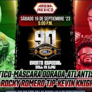 Theodore James Perkins Instagram - 70th aniversario 2003

⏬️

90th aniversario 2023

20 years goes by fast…I was just a teenager here.

Honored to be back in the greatest Arena in the world for the Anniversary.

#CMLL #LuchaLibre #NJPW