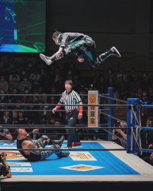 Theodore James Perkins Instagram - And as we wind on down the road, our shadows taller than our soul…

Ang Kapitan

📸 Twitter/X Middle_wr

#UnitedEmpire #CrownsUp #NJPW