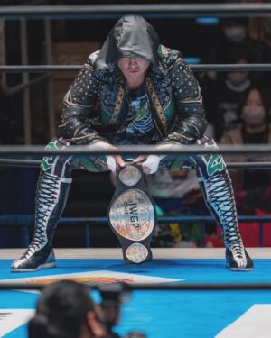 Theodore James Perkins Instagram - You said no strings could secure you…

The Aswang

📸 @middle_pw 

#UnitedEmpire #CrownsUp #NJPW #Aswang