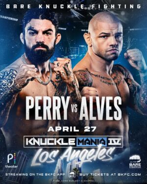 Thiago Alves Instagram - KM4 MAIN EVENT! @PlatinumMikePerry will face former BKFC Middleweight Champion @ThiagoAlvesATT April 27th in LA!

[ #KM4 | Sign up for Tix presale at BKFC.com ]