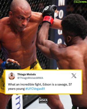 Thiago Moises Instagram - Fighters showed their appreciation for @edsonbarbozajr after #UFCVegas81 🙌