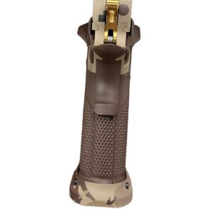 Thiago Santos Instagram - THE CHOICE OF THE ELITE !!
CONGRATS TO THE CHAMP @tmarretamma ON HIS NEW PHOENIX TRINITY DESERT PRO ELITE LIMITED EDITION (009) 9MM DOUBLE STACK CAMO CERAKOTE FINISH COMP’D 5” FLUTED GOLD TIN BARREL WITH TRIJICON RMR AND SUREFIRE X300