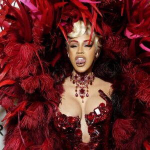 Thierry Mugler Instagram - @iamcardib ♥️ « Since the first time I heard your genius name, I was seduced. Then we did this legendary high class show at the #Grammys. Totally in love with with you, and now I adore you!!! Your talent, excellent taste, true honest beautiful personality and beauty !! Cardi you are brillant !! » - Manfred 
.
.
.
Thierry Mugler : Couturissime, opening party in Paris @madparis
-
@iamcardib wears a dress from Mugler Archives Fall/Winter 1994/1995 “le cirque d’hiver” Archives by @manfredthierrymugler.
-

An exhibition initiated, produced and circulated by the Montreal Museum of Fine Arts @mbamtl in collaboration with Mugler which restored the designer’s heritage couture and ready-to-wear pieces.
Presented by the Musée des Arts Décoratifs de Paris @madparis with the support of the Maison Mugler.
-
An exhibition curated by @thierrymaximeloriot guest curator for the Montreal Museum of Fine Arts.
-
Photographer @zefashioninsider for Mugler
#mugler #muglerarchives