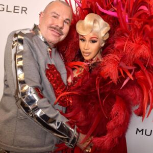 Thierry Mugler Instagram - @iamcardib ♥️ « Since the first time I heard your genius name, I was seduced. Then we did this legendary high class show at the #Grammys. Totally in love with with you, and now I adore you!!! Your talent, excellent taste, true honest beautiful personality and beauty !! Cardi you are brillant !! » - Manfred 
.
.
.
Thierry Mugler : Couturissime, opening party in Paris @madparis
-
@iamcardib wears a dress from Mugler Archives Fall/Winter 1994/1995 “le cirque d’hiver” Archives by @manfredthierrymugler.
-

An exhibition initiated, produced and circulated by the Montreal Museum of Fine Arts @mbamtl in collaboration with Mugler which restored the designer’s heritage couture and ready-to-wear pieces.
Presented by the Musée des Arts Décoratifs de Paris @madparis with the support of the Maison Mugler.
-
An exhibition curated by @thierrymaximeloriot guest curator for the Montreal Museum of Fine Arts.
-
Photographer @zefashioninsider for Mugler
#mugler #muglerarchives