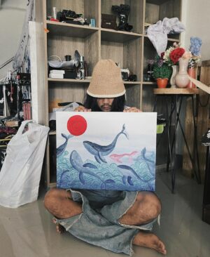 Thiti Srinuan Instagram - ขอบคุณมากๆเด้อครับอ้าย 💚🙏🏻
ว า ฬ - ช ม พู 🐋
ราคา 100,000 บาท💰
________________________________________
-ฉันมองเห็นและเรียนรู้ความแตกต่าง
-ฉันมองเห็นและเรียนรู้ความโดดเดียว
-ฉันมองเห็นและเรียนรู้การเติบโต
-ฉันมองเห็นและเรียนรู้ความโดดเด่น
-ฉันมองเห็นและเรียนรู้ความสวยงาม🌿

ภาพนี้ผมเล่าเรื่องผ่านมุมมองความแตกต่างของสิ่งมีชีวิตบนโลกท้องทะเล | มุมมองของสังคมของวาฬ | ธรรมชาติขอบสิ่งทีชีวิต หัวใจ ความรู้สึก ความคิด และความเข้าใจของตัวเอง  ทุกสิ่งบางครั้งอาจมีเป้าหมายเดียวกัน การเดินทางเหมือนกัน  อาจต่างกันเเค่ความเข้าใจ 📝

สวยงามตามธรรมชาติ
สี : อะคริลิค🎨
วาดโดย : ขยะหน้าต้นไม้🖌️
#ขยะหน้าต้นไม้🌳