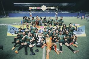Thiti Srinuan Instagram - ฟุตบอลไอดอลลีก ทีมอีสานยูไนเต็ด ￼
ลงเล่นสองเกมส์ 
ผมลงเล่นทั้งหมด 20 นาที 🕑
 ยิง1 แอสซิสต์ 1 ⚽️
ชนะเลิศได้เป็นแชมป์นะครับ 🏆
ขอบคุณทุกคนมากๆนะครับ 💚🙏🏻
ขอบคุณทีมงานผู้จัดงานมากๆนะครับงานสนุกมากๆเลยครับ #idolleague