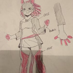 Thomas Astruc Instagram - My first sketches for PolyMouse, back when she was still called MultiMouse...
#miraculousladybug 
#miraculousseason4