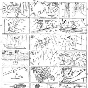 Thomas Astruc Instagram - Pure luck. So a big potential for good ol' fashion comedy, à la Chaplin or Buster Keaton. But broadcasters weren't convinced. Too abstract for kids apparently. So I had to find something else. It became the lucky charm you all know.
#miraculousladybug #miraculous #ladybug #catnoir #storyboard