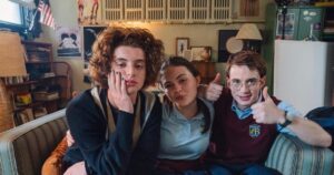 Thomas Barbusca Instagram - luckiest girl alive 
on @netflix 

photo: @sabbles
