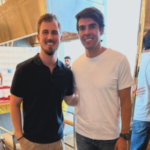Thomas Brag Instagram - Growing up, football players were the DEFINITION of unreachable, even more than movie stars. We’d play at recess at school, then of course FIFA at home where we’d pass the ball to the fastest players and make a run for it.

Fast forward 15 years and somehow I got to play with and against several childhood heroes while raising funds for education.. Kaka, Hazard, Roberto Carlos, Drogba, Villa, Makelele, Tim Cahill, Arsene Wenger, Antonio Conte… Doesn’t make any sense.

To be honest I hadn’t ran on a pitch in 10 years and feeling my rusty 30-year-old legs motivated me a TON to get back into better cardio. (Don’t tell anyone I got nutmegged to then concede a goal pls).

My favorite part however was the small interactions: getting a 5min sports massage before the game next to Drogba then jumping in his arms once he scored 😅 talking in the hallway with Eden Hazard, or trying to convince Antonio Conte to let me back on the pitch..

Once in a blue moon we get these seemingly impossible to open doors flung open, and this was a wild one. Grateful for the experience and for the millions of dollars raised 🙏