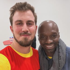 Thomas Brag Instagram - Growing up, football players were the DEFINITION of unreachable, even more than movie stars. We’d play at recess at school, then of course FIFA at home where we’d pass the ball to the fastest players and make a run for it.

Fast forward 15 years and somehow I got to play with and against several childhood heroes while raising funds for education.. Kaka, Hazard, Roberto Carlos, Drogba, Villa, Makelele, Tim Cahill, Arsene Wenger, Antonio Conte… Doesn’t make any sense.

To be honest I hadn’t ran on a pitch in 10 years and feeling my rusty 30-year-old legs motivated me a TON to get back into better cardio. (Don’t tell anyone I got nutmegged to then concede a goal pls).

My favorite part however was the small interactions: getting a 5min sports massage before the game next to Drogba then jumping in his arms once he scored 😅 talking in the hallway with Eden Hazard, or trying to convince Antonio Conte to let me back on the pitch..

Once in a blue moon we get these seemingly impossible to open doors flung open, and this was a wild one. Grateful for the experience and for the millions of dollars raised 🙏