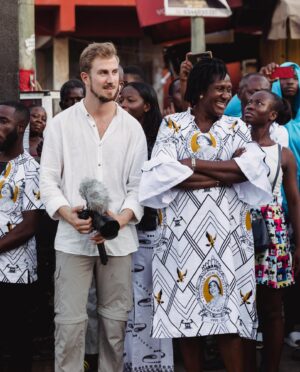 Thomas Brag Instagram - First trip to West Africa 🌍 my 60th country and an enlightening experience as we searched to understand the funerals of Ghana 🇬🇭 

Complex, filled with grief but also dance, music and celebration my friend Svenja from @storiesmatter told me a year ago about the “happiest funerals in the world”. One year later we arrived to find their story.

Within a day we ended up in a Royal Funeral of a “Queen Mother”. I felt welcomed despite the sensitive circumstances and sensed a genuine desire to connect from so many locals. Many asking if we could stay friends.

The first picture is with a local Chief named Moro. At first I was intimidated from far away by the leader energy he was commanding. I eventually went up to shake his hand and he turned out to be immensely kind and eager to tell me about his culture. We spoke for about 30 minutes and danced.

Grateful that the stories continue to find us and to be given the ability to do what I do.

As we approach the end of 2022 and the thought of turning 30 next year is very much present in my mind, I’ve felt myself sinking more and more into a reflective headspace. Many lessons to digest, deeply transformative moments to absorb and a new decade to define.

But for now, a few more adventures left for 2022. Towards Central Africa we go… Can you guess which country? 🤲

📸 by @storiesmatter