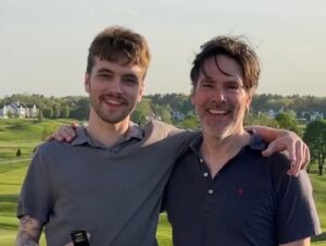 Thomas Gibson Instagram - He’ll say that I’m on my tiptoes in the second pic, but how do we know he isn’t on his tiptoes in the last pic? 🤨🤔