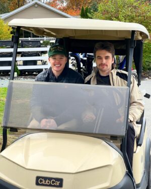 Thomas Gibson Instagram - Losing golf balls in New England with these goofballs ❤️