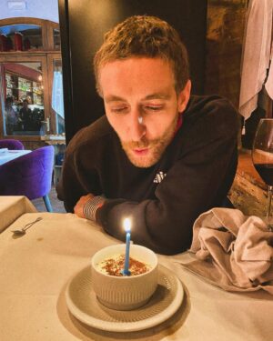 Thomas Middleditch Instagram - Blatant repost of pics from today my birthday in Tuscany with Hanna. Always wanted to see this part of the world and the year 2024 was declared to be the one. 🫡 May you all be blessed with wine and cheese.