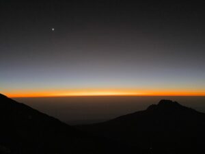 Thomas Middleditch Instagram - A few glimpses of climbing Kilimanjaro. 1) a couple hours from the top. 2) start of the summit climb at 12AM. 3) sunrise on the final push. 4) camping above the clouds. 5) scrambling up the Barranco Wall. 6) half the team and a couple guides on top of Lava Rock.