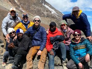 Thomas Middleditch Instagram - A few glimpses of climbing Kilimanjaro. 1) a couple hours from the top. 2) start of the summit climb at 12AM. 3) sunrise on the final push. 4) camping above the clouds. 5) scrambling up the Barranco Wall. 6) half the team and a couple guides on top of Lava Rock.