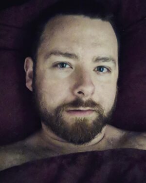 Thomas Ridgewell Instagram - "Hey, why don't you come to bed? It's so nice and comfy" is what I say to my dog right before he stamps on my balls and farts directly into my mouth 💯