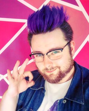 Thomas Ridgewell Instagram - My hair is fading fast and I don’t know if I care enough to put it back as it was so here’s a reminder of how intense it once looked! Big love to @bellerspi for dying it for me x