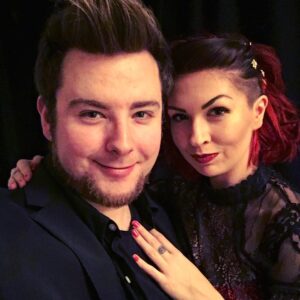 Thomas Ridgewell Instagram - One year today! Strategically asked this goober out on January 1st so we'd have a wicked cool anniversary. I am smort.