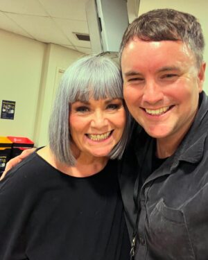 Thomas Sainsbury Instagram - I just met my comedy number 1. 🥹🥹🥹 @dawnrfrench has had my heart for the last thirty years.
