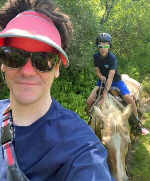 Thorgy Thor Instagram - Photo dump of Montauk family summer trip extravaganza 2023. First of all, my dad is the coolest guy on earth and I love him. Then Horseback riding (My nephew is obsessed and wants to go pro! Any tips @carsonkressley 🐴???!!) We ate lobsters 🦞 at @gosmans_montauk , got sunburned , built sand castles with very cute kids , ate more, ate , ate delicious seafood then celebrated my beautiful sisters’ bday at the bonfire on the beach. Thank you Montauk. 💜☀️🌊🏖️🪵Although, next time I’d like to invite myself over Rufus Wainwright’s house to play music together. 😜. Just putting that out there 🤷‍♀️. #family #montauk #beach