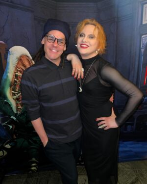 Thorgy Thor Instagram - Brava @thejinkx ! So happy I got to see you in @littleshopnyc 🪴👏🏼🩸So camp! So much fun! Had a lovely date night in NYC with my chick @vonsnap ❤️. #broadway #littleshopofhorrors #musical #musicaltheatre