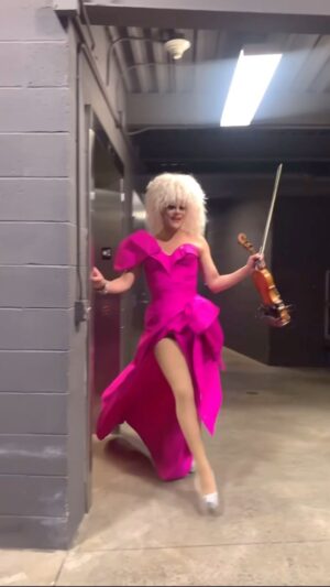 Thorgy Thor Instagram - Tada! #quickchange #drag Had a BLAST performing with @youngstownsymphonyorchestra in Ohio. Thank you to everyone who helped make this happen. 🎵🎻👠💋 Special thanks to @conductorlarryloh , soprano diva Katy Williams & Vanna White of the night @vonsnap & @dispekerartists —— Many THORCHESTRAS to come in 2024! Announcement soon ❤️ *** Also I heard reels are all about key words now, so here you go algorithm:  music violin drag quick change conductor dress legs elevator orchestra makeup cello high heels wig viola drag queen symphony diva  Lol. 🤷‍♀️. Also beautiful dress by @realdominocouture of course! 👏🏼👏🏼👏🏼