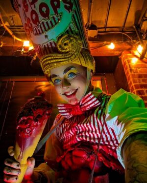 Throb Zombie Instagram - All that and the cherry on top 🍒🍒🍒
.
.
.
.
I love @askewprov , I love queer artists, I love horror, and I love you 
.
#drag #dragking #monsterdrag