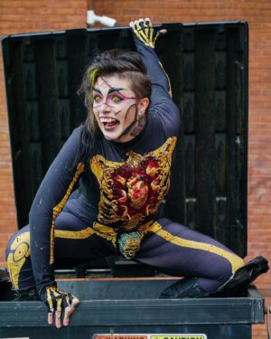 Throb Zombie Instagram - Honestly a dumpster is just a coffin on a budget ⚰️⚰️⚰️
.
.
.
📸 @thekenbaby 
#drag #dragking #dragmonster #throbzombie