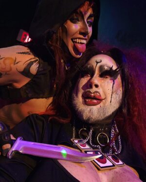 Throb Zombie Instagram - It’s always a good time being summoned to Toronto. 🖤🦇🧀
.
Big thanks to @triplethreatdrag and @cabaret.macabre for featuring me!
.
#drag #showghoul #dragking #dragmonster #performerlife #dragperformer