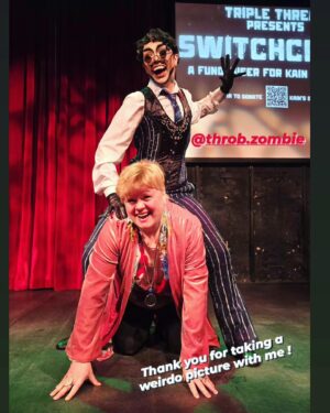 Throb Zombie Instagram - It’s always a good time being summoned to Toronto. 🖤🦇🧀
.
Big thanks to @triplethreatdrag and @cabaret.macabre for featuring me!
.
#drag #showghoul #dragking #dragmonster #performerlife #dragperformer