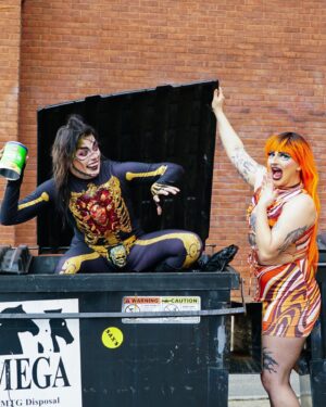 Throb Zombie Instagram - Honestly a dumpster is just a coffin on a budget ⚰️⚰️⚰️
.
.
.
📸 @thekenbaby 
#drag #dragking #dragmonster #throbzombie