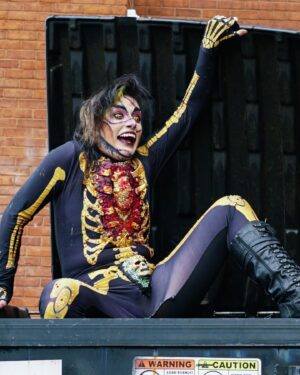 Throb Zombie Instagram - Honestly a dumpster is just a coffin on a budget ⚰️⚰️⚰️
.
.
.
📸 @thekenbaby 
#drag #dragking #dragmonster #throbzombie