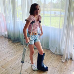 Tierney Smith Instagram - NOT how I wanted to spend my Friday 😢 chipped the bone on top of my foot in 🥋😩😕 #bootofshame