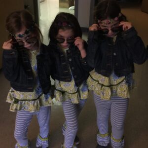 Tierney Smith Instagram - Throw 🔙 to filming the last episode of #tvd and these awesome 🕶’s that @katgraham gave us! #lildivas 😎 #thevampirediaries #tvdseason8 #lizzieandjosie #saltzmantwins #tbt