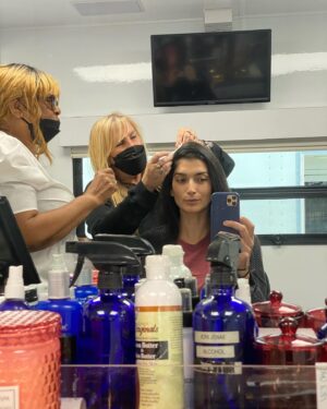 Tiffany Lonsdale Instagram - Snowfall Season 6 Episodes 1 & 2 are now out in the world! ⁣@fxnetworks @hulu 
⁣
Episode 1 written by Dave Andron⁣
Episode 2 written by Jeanine Daniels and Dave Andron⁣
⁣
Both episodes directed by @thisisbenyounger 
⁣
1) Disheveled in my trailer⁣
2) With Carter Hudson⁣
3) With our director @thisisbenyounger
4) With our DP @ticomae 
5) 1st AD @michele_labrucherie and 2nd AD @hayalexx13 
6) Two of our wonderful stand-in actors⁣
7) ⁣Make up and hair magicians Jori @jorijenae and Miss Loretta 
8) Outside Parissa’s house⁣
9) Night shoot⁣
10) Video of the street locked down for us 

@snowfallfx