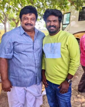 Tiger Thangadurai Instagram - New movie shoot with the legendary Actor Prabhu sir ❤️❤️❤️ #shooting📷 #prabhu #thangadurai