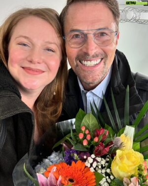 Tim Daly Instagram - We’re going ✨LIVE✨for a Father/Daughter cooking date! Join us tomorrow at 1:30pm EST while I teach my Dad how to make my OUTRAGEOUSLY TASTY and nutritious Chocolate Peanut Butter Protein Bars! Don’t forget to watch 😉