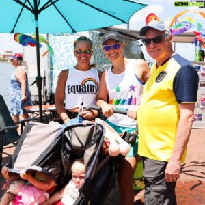 Tim Kaine Instagram - Just an amazing Pride Month celebration at Hampton Roads Pride Pridefest and Boat Parade. So glad I could join! Happy Pride, Virginia! 🌈