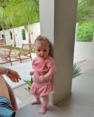 Tim Robards Instagram - BALI. We laughed, we cried, we lived, and now we’re back and we survived… kids were actually pretty damn good on the flights considering. Something in the water there though, Ruby learnt to walk at 11 weeks 😜🤣
